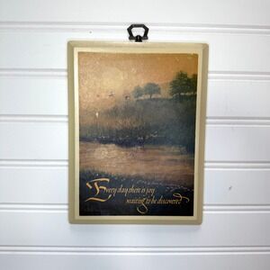 Vintage Inspirational Wall Art – Every day there is joy waiting to be discovered